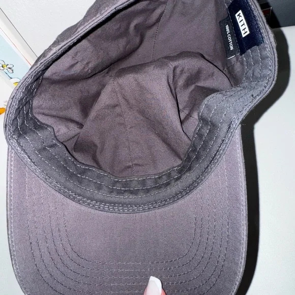 Kith Charcoal Black Baseball Cap - Picture 2 of 2